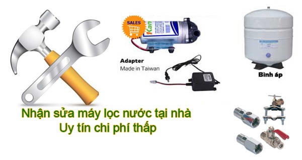 sua may loc nuoc tai nha